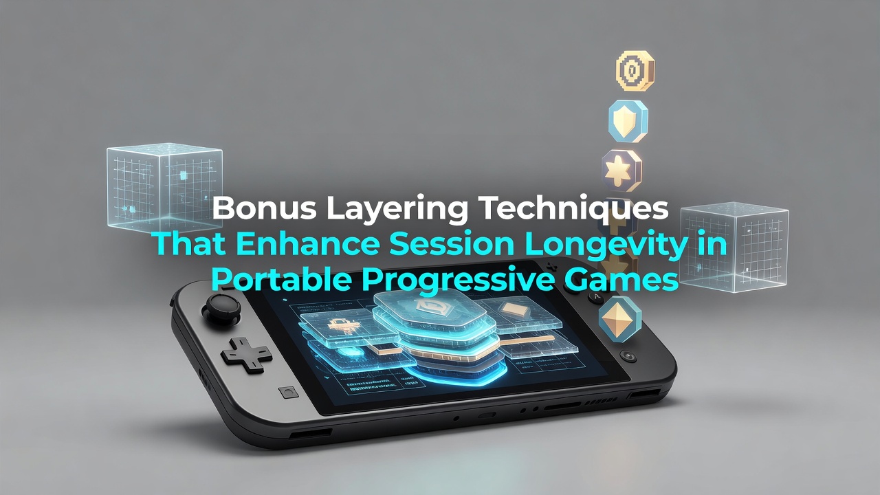 Mobile device displaying layered bonus indicators on a progressive slot interface