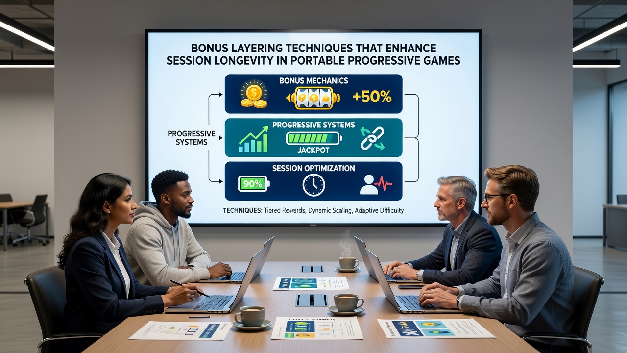 Infographic showing overlapping bonus timelines on a portable gaming dashboard