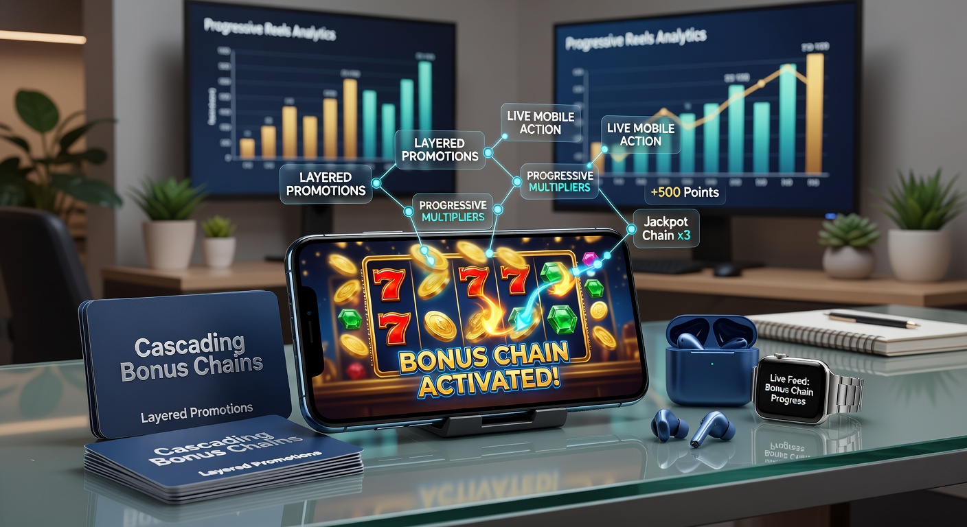 Dynamic live mobile slot interface showing cascading bonus chains activating progressive jackpots amid dealer interaction