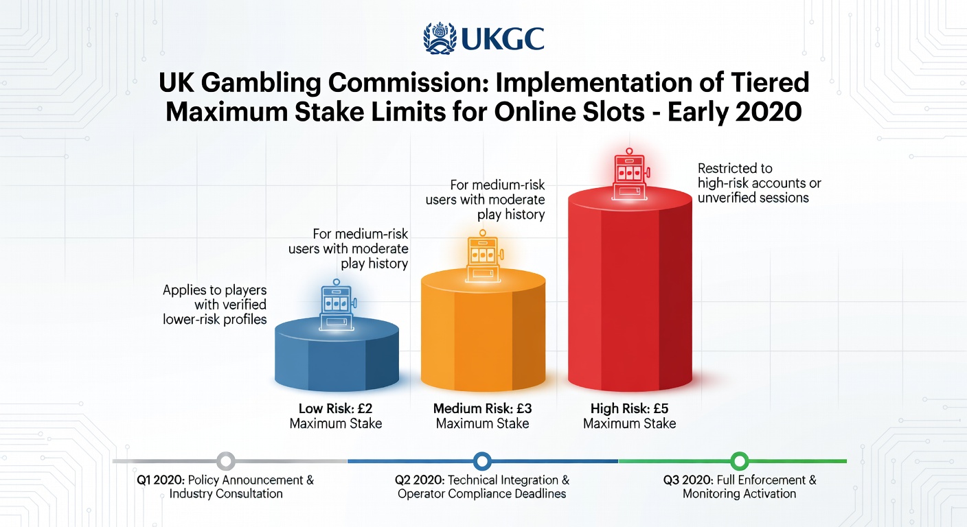 Graph showing declining session lengths and stake amounts on online slots post-regulation, with age demographics segmented