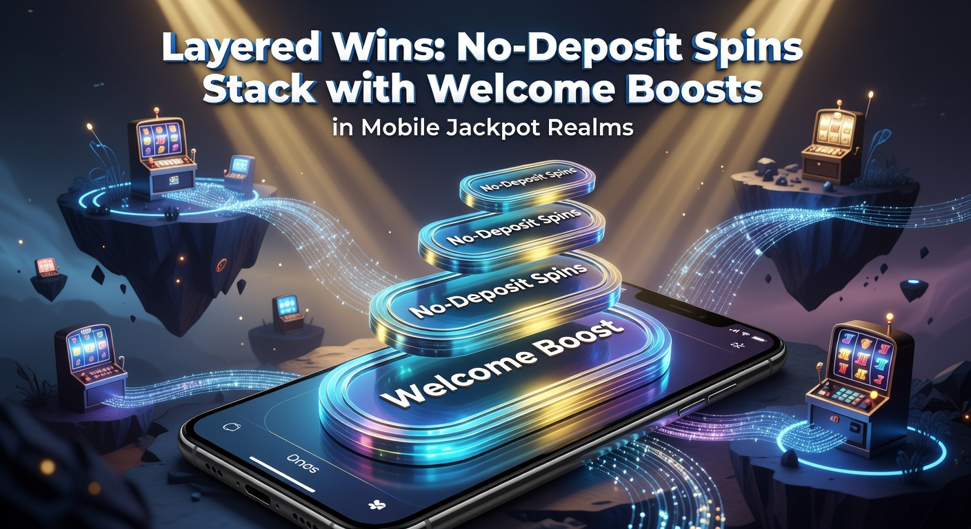 Close-up of a smartphone jackpot wheel exploding with layered bonus symbols, free spins icons overlaying deposit match graphics amid flashing coin cascades