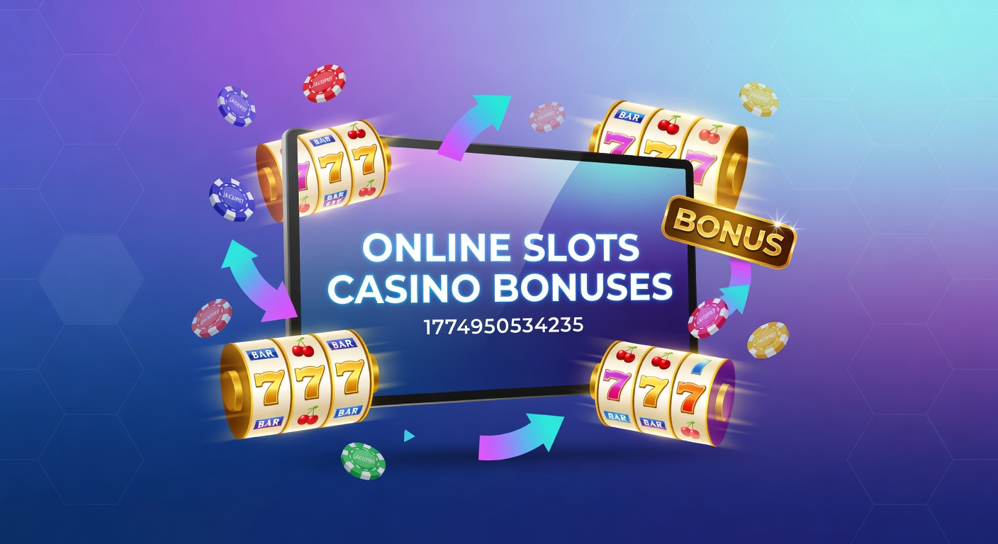 Vibrant online slots interface showcasing bonus features and promotional banners
