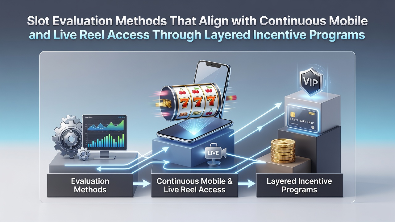 Mobile slot interface displaying layered incentive tiers alongside continuous reel access on smartphone screens