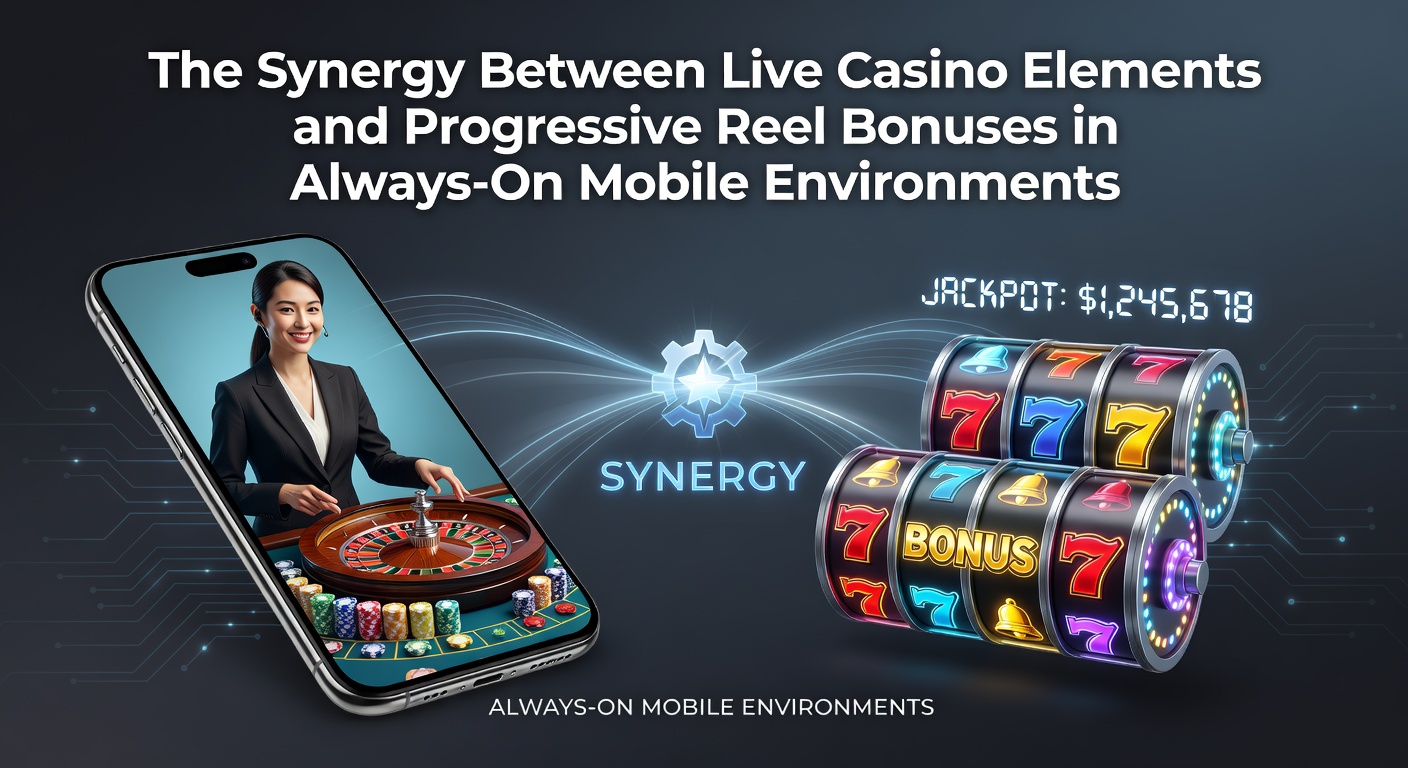 Mobile screen showing live dealer interface merged with progressive slot reels during a bonus round